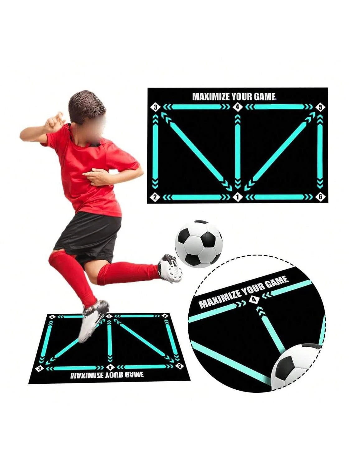 Thick Soccer Training Mat 60x90cm