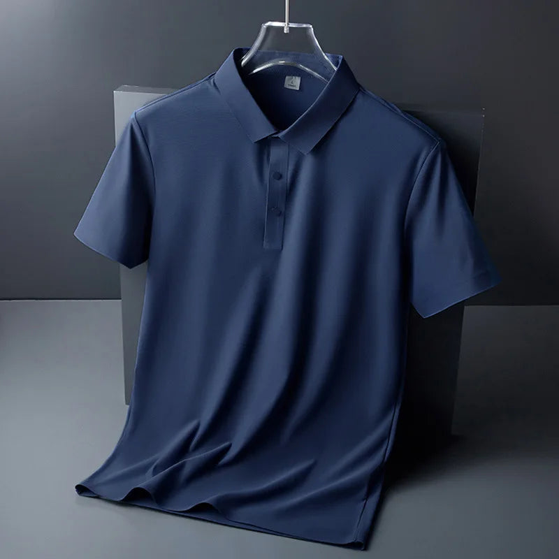 Premium Ice Silk Polo Shirt