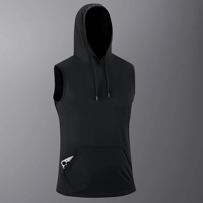 Quick-Dry Hooded Athletic Tank Top