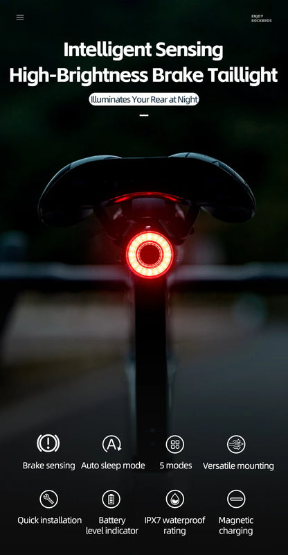 Smart Bike Tail Light Bicycle Rear Lights
