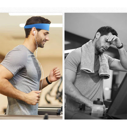Elastic Sports Fitness Sweatband Headband