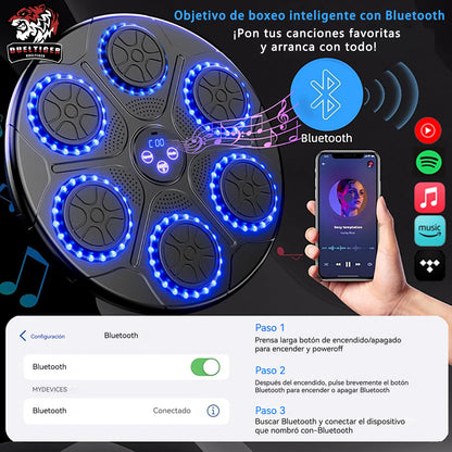Music Boxing Trainer Bluetooth Wall Mounted