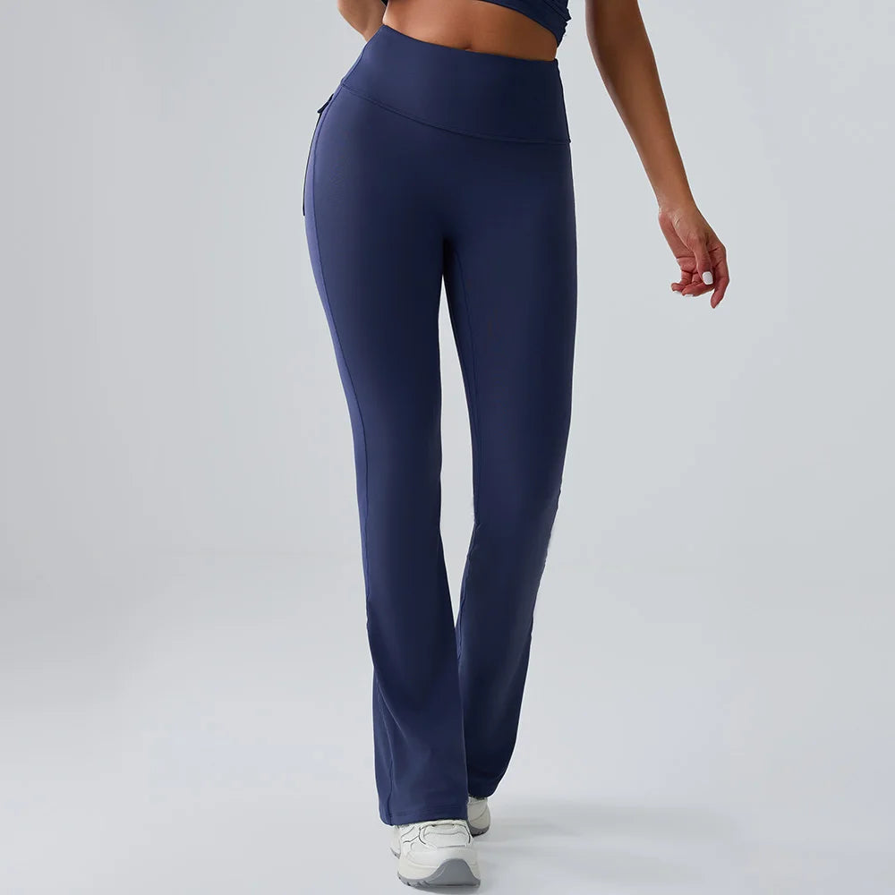 Women’s Flared Yoga Pants – High-Waist Bell-Bottom Leggings