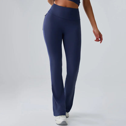 Women’s Flared Yoga Pants – High-Waist Bell-Bottom Leggings