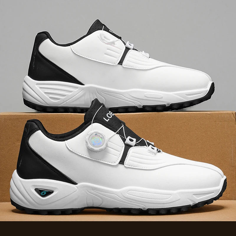 Premium Leather Waterproof Golf Shoes