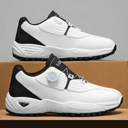 Premium Leather Waterproof Golf Shoes