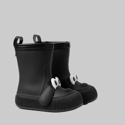 Puppy Pattern Warm Rain Boots