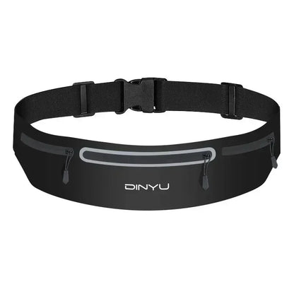 Adjustable sports fanny pack with phone holder for running and gym