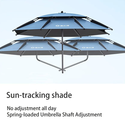 360° Adjustable Double Layer Umbrella
