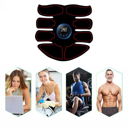 Wireless Abdominal Trainer Body Slimming Massager Fitness Trainer for The Muscles Exercise USB Charging Household Men Women