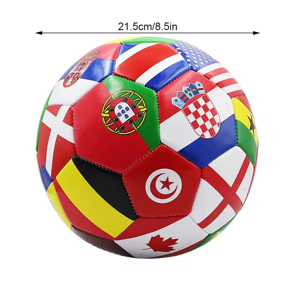 Flag Printed Training Soccer Ball