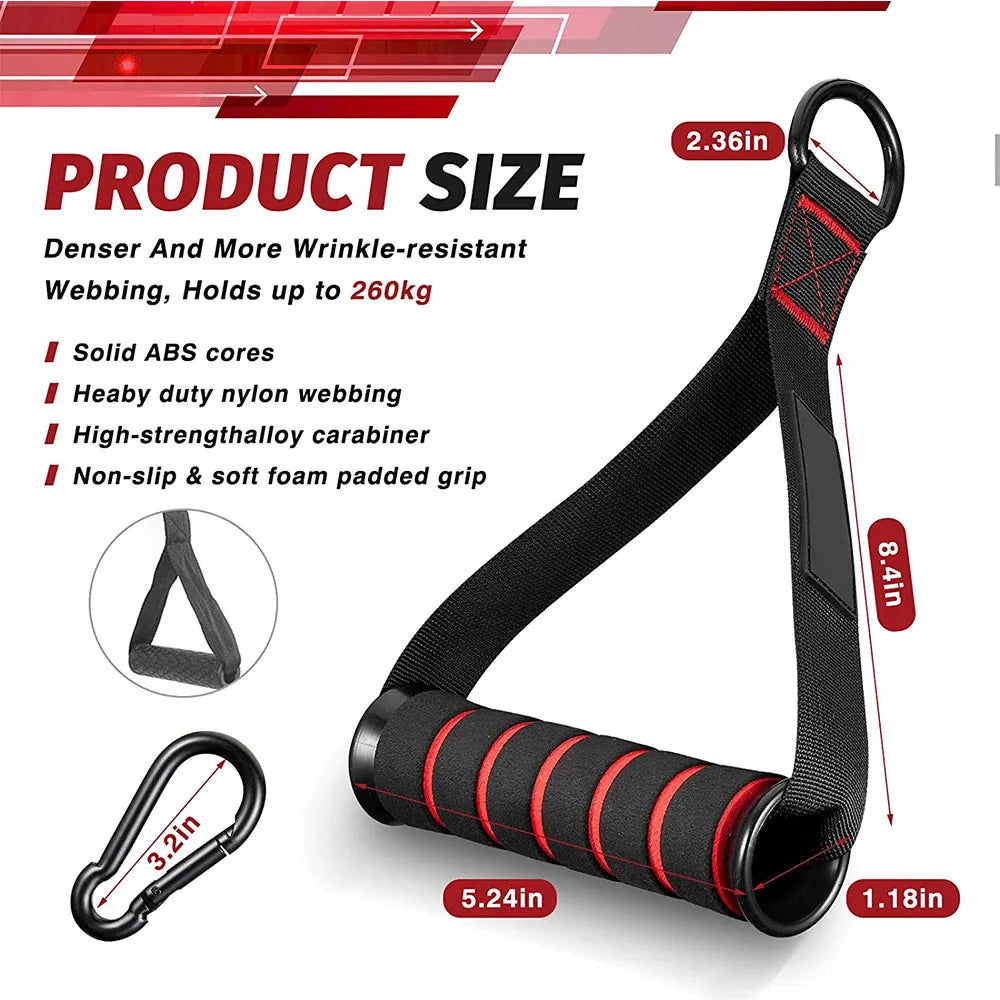 Tricep Pull Rope Push/Pull Gym Cable Attachment
