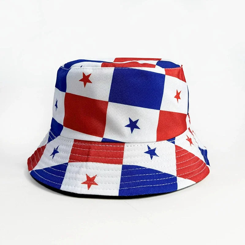 Reversible National Flag Bucket Hat
