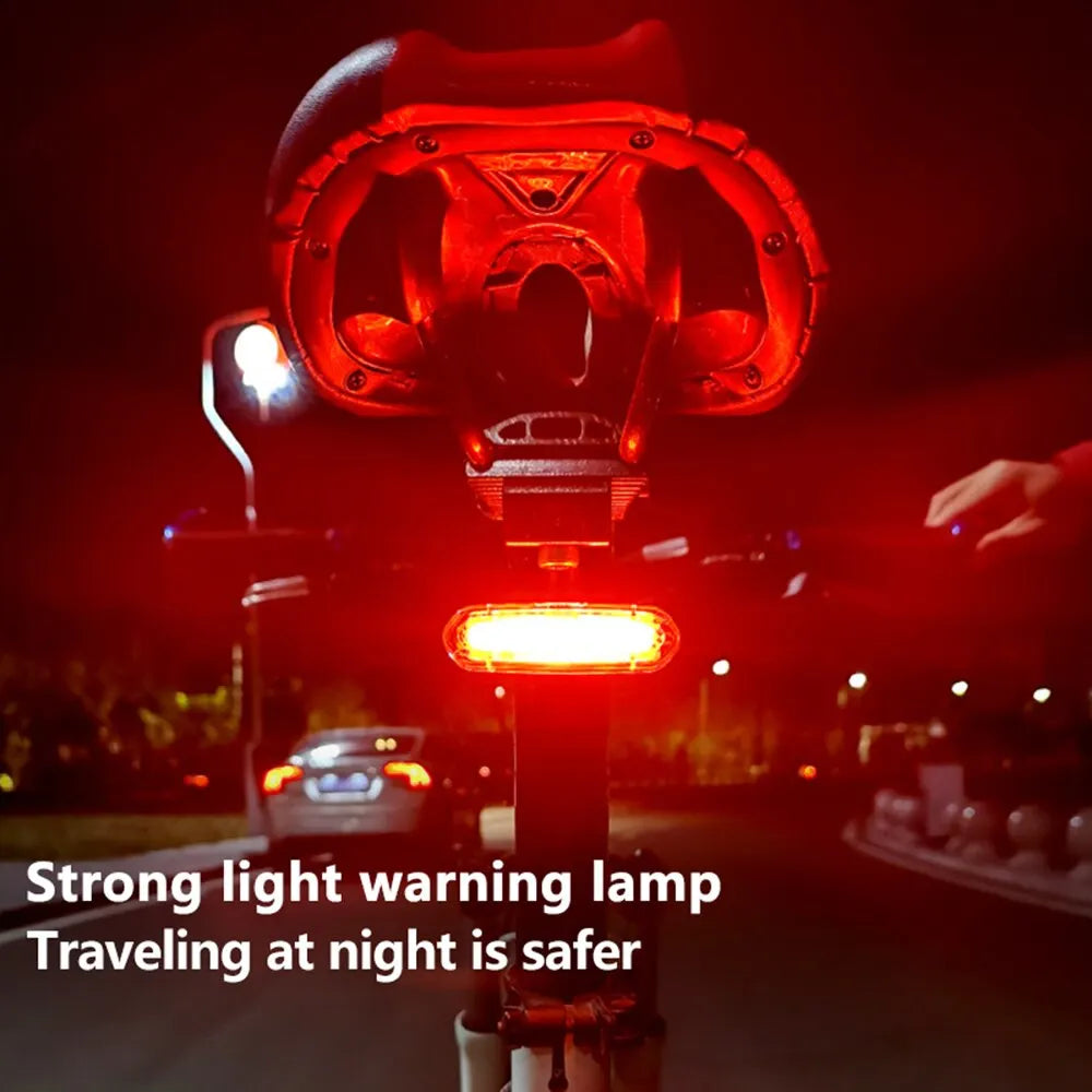 Bicycle Bike Rear Light USB Rechargeable