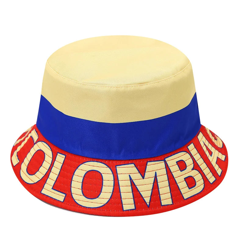 Reversible National Flag Bucket Hat