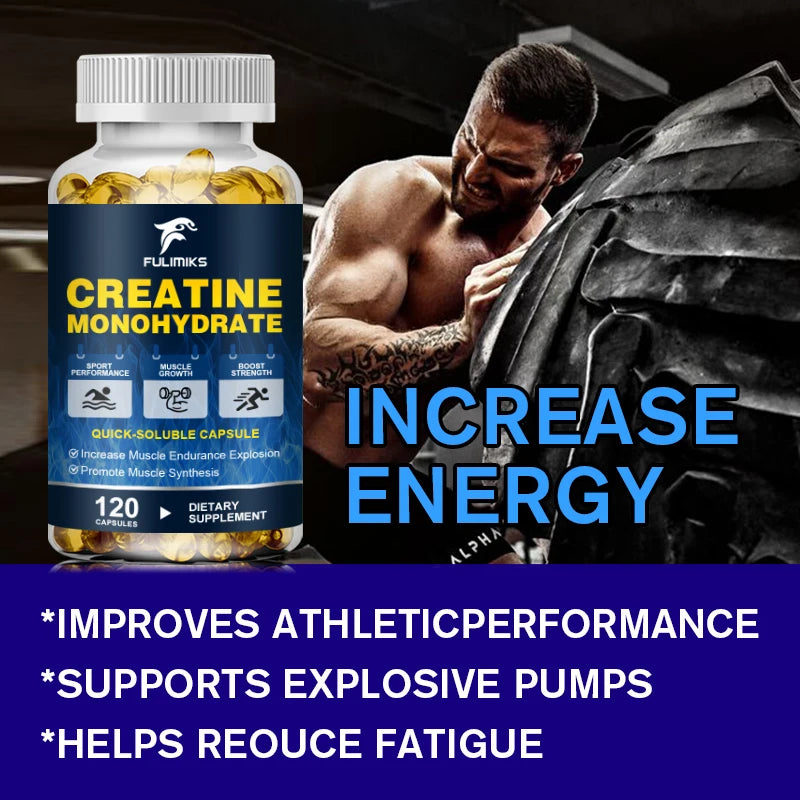 3000mg Creatine Monohydrate Capsules