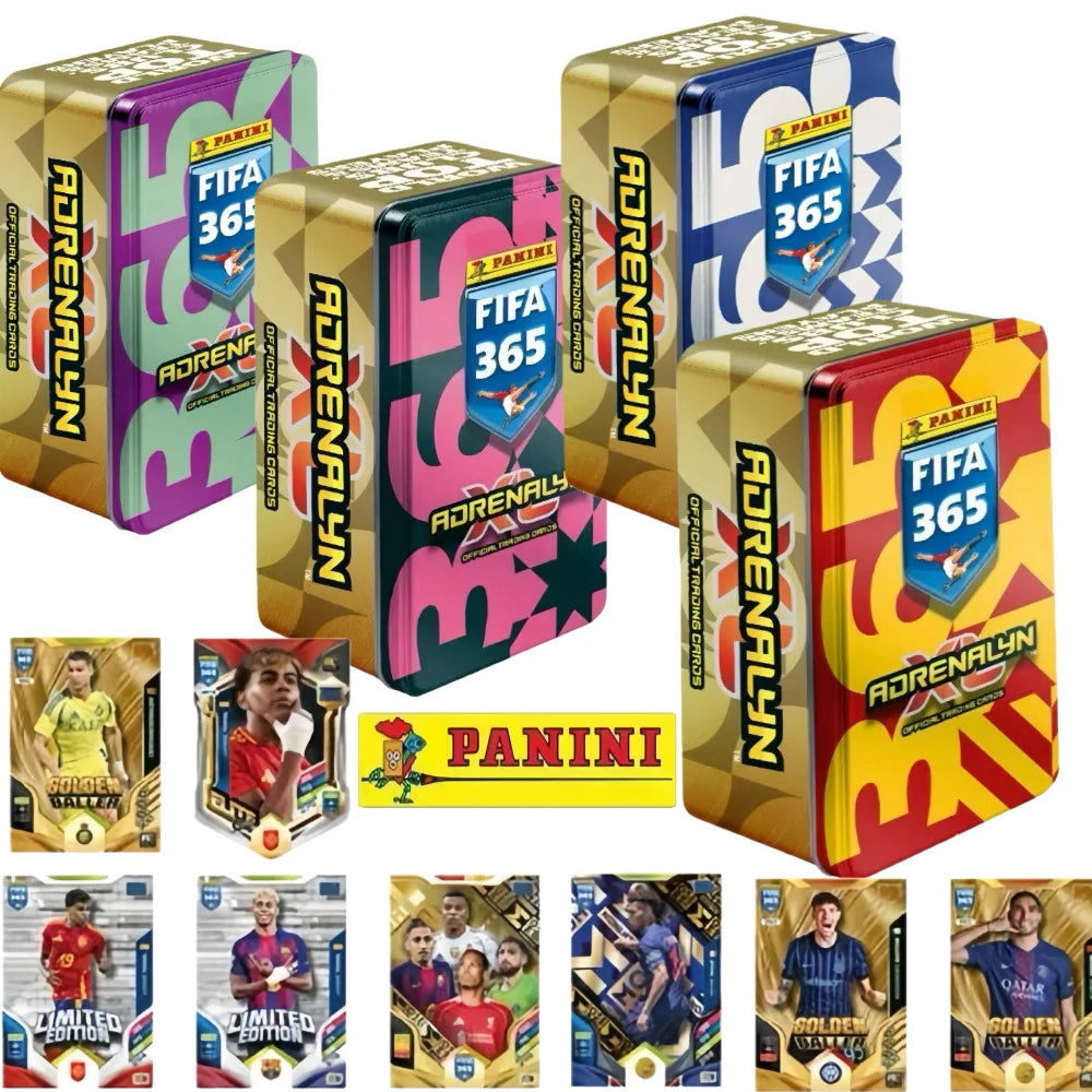 Panini FIFA 365 Adrenalyn XL 2026 Soccer Cards – 36 Trading Cards + 3 Limited Edition Bonus Cards