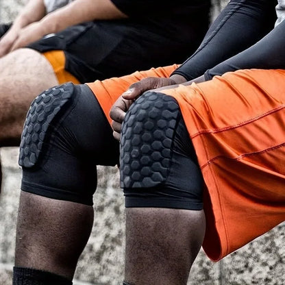 Honeycomb Padded Knee Compression Sleeve