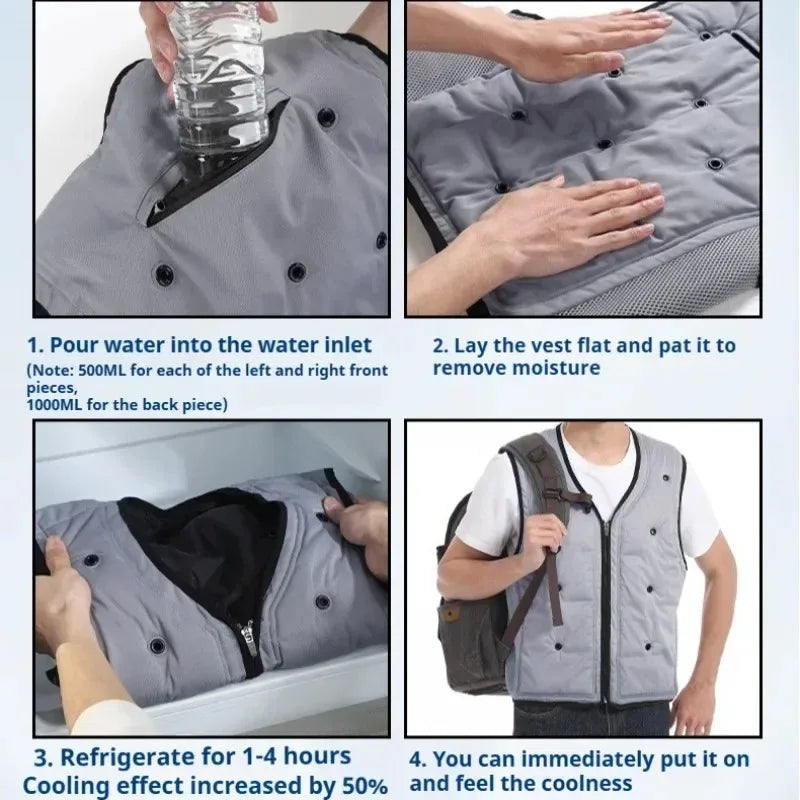 Evaporative Water Injection Cooling Vest