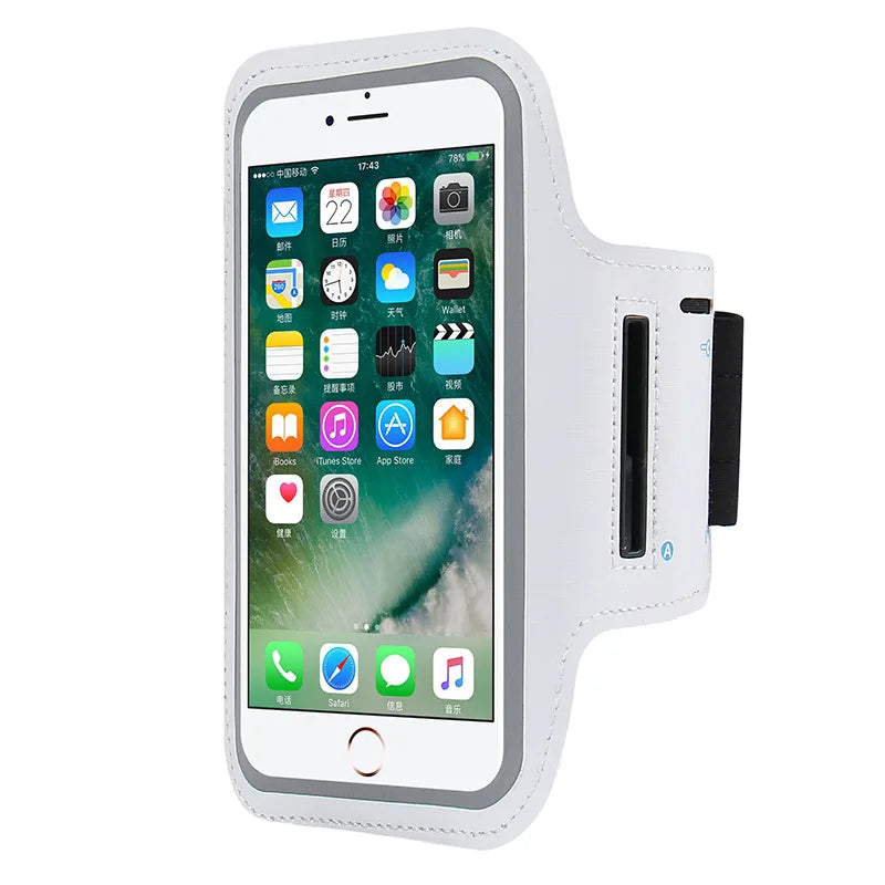Universal sports armband phone holder for running and gym workouts