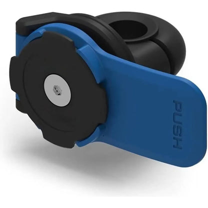 Anti-shake bike phone holder with shock absorber and self-lock mount