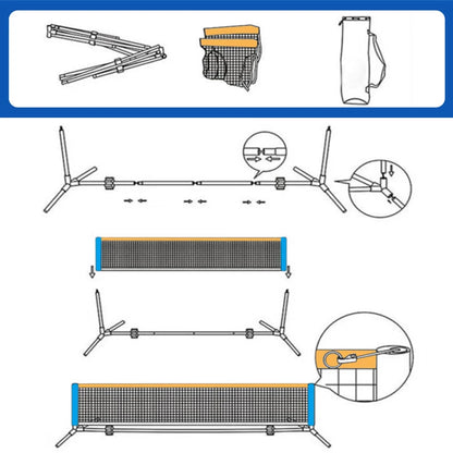 10ft Portable Pickleball Net