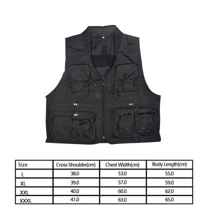 Quick-Dry Multi-Pocket Fishing Vest