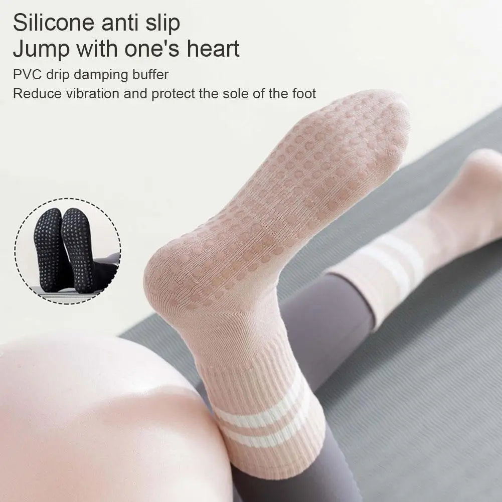 Sports Socks  Non-slip Silicone Indoor Fitness n
