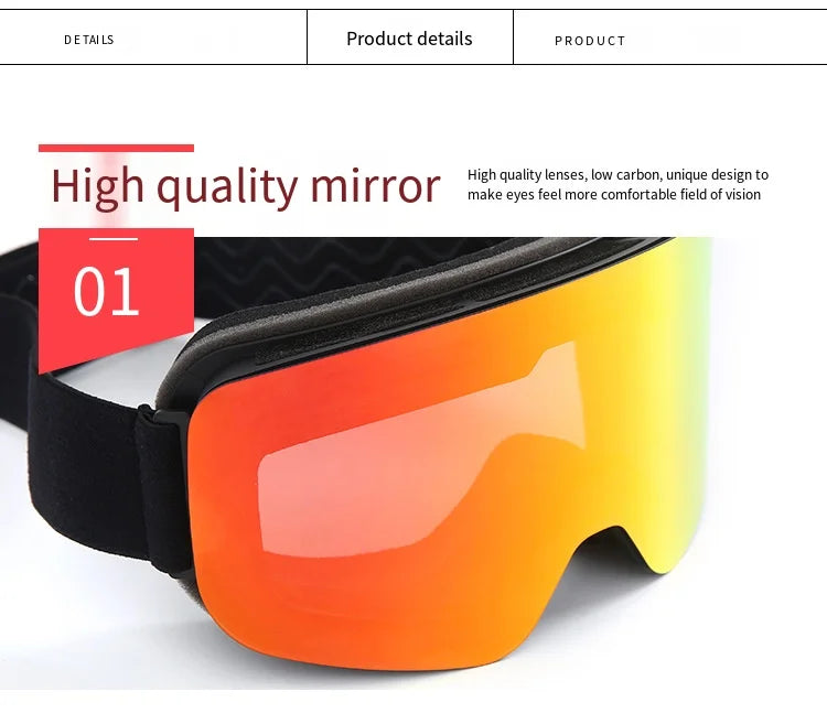 Skiing Snowboard Goggles Women Men
