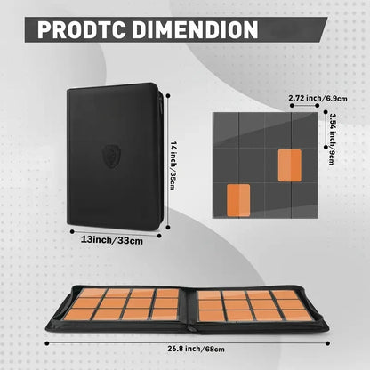 Premium 480-Card Leather Album
