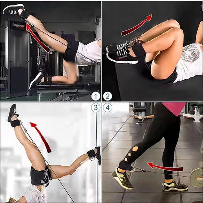Ankle Straps Resistance Bands Set for Fitness & Yoga