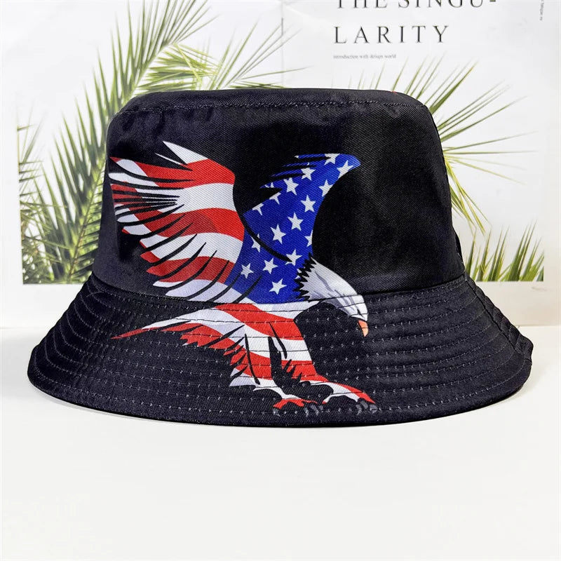 Reversible National Flag Bucket Hat