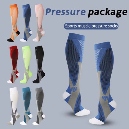 1 Pair Compression Socks Running Support