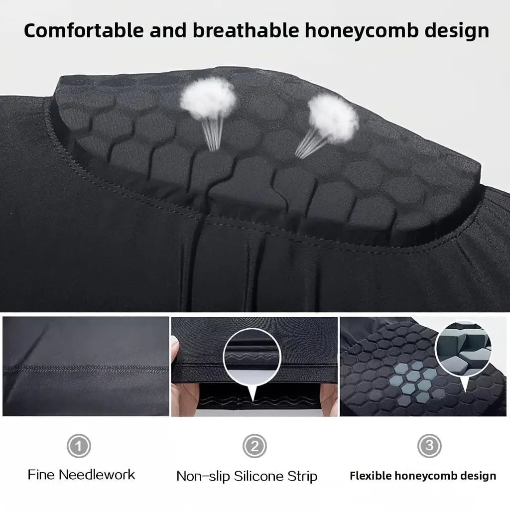 Honeycomb Padded Knee Compression Sleeve