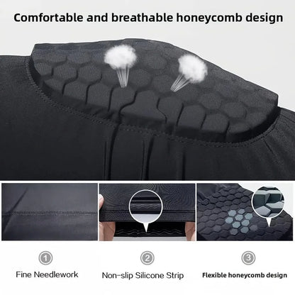 Honeycomb Padded Knee Compression Sleeve