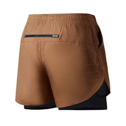 Quick-Dry Double Layer Running Shorts