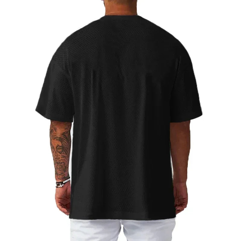 Men’s Oversized Mesh Gym T-Shirt