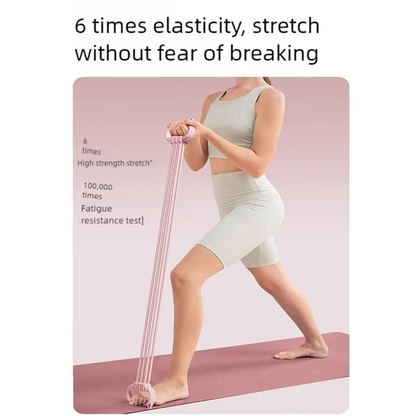 Adjustable Yoga Stretch Band Six-Rope