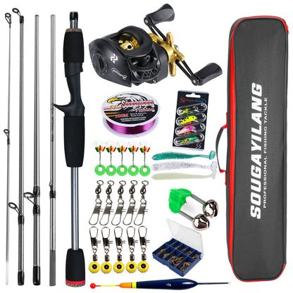 Baitcasting Rod and Reel Combo