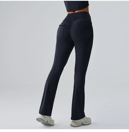Women’s Flared Yoga Pants – High-Waist Bell-Bottom Leggings