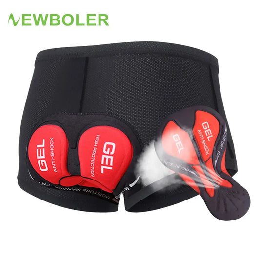NEWBOLER cycling underwear with 5D gel pad for shockproof comfort