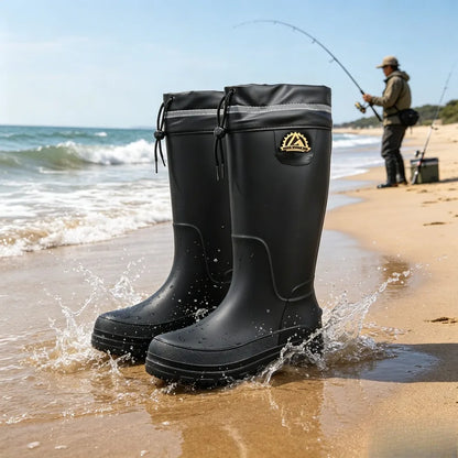 Men's Fleece-Lined Rain Boots