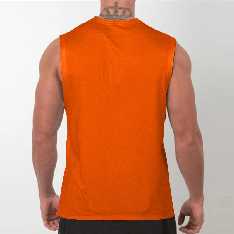 Men’s Sleeveless  Bodybuilding Tank Top