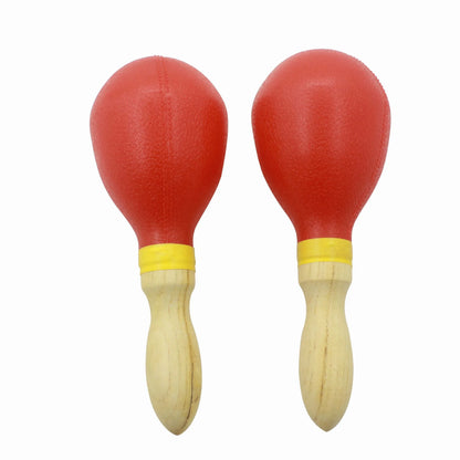 Wooden Handle Maracas Set
