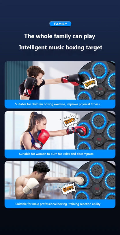 Music Boxing Trainer Bluetooth Wall Mounted