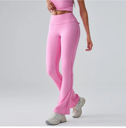 Women’s Flared Yoga Pants – High-Waist Bell-Bottom Leggings