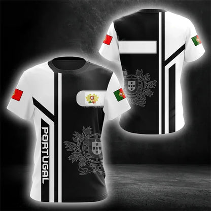 Portugal Flag 3D Graphic Tee