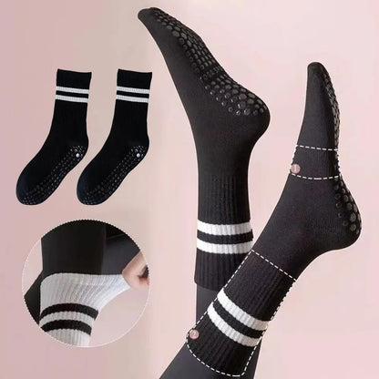 Sports Socks  Non-slip Silicone Indoor Fitness n