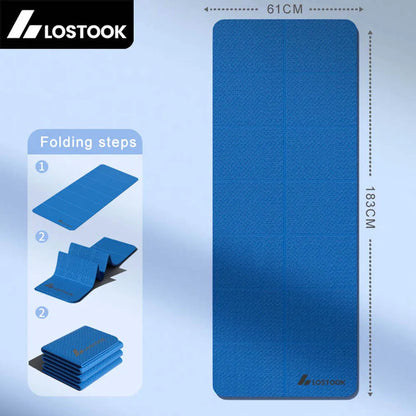 Foldable TPE Travel Yoga Mat