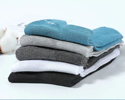 5 Pairs Cotton Short Socks for Male High Quality Women's Low-Cut Crew Ankle Sports Mesh Breathable Summer Casual Soft Men Sock